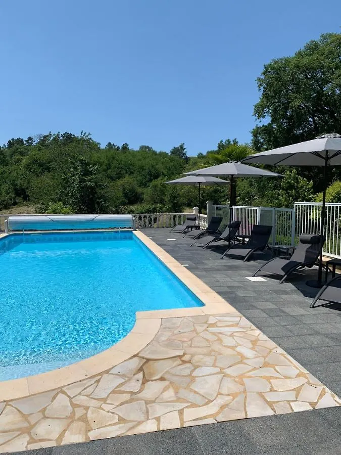 Vakantiehuis La Biche Au Bois Piscine Chauffee Jacuzzi Villa Cazals